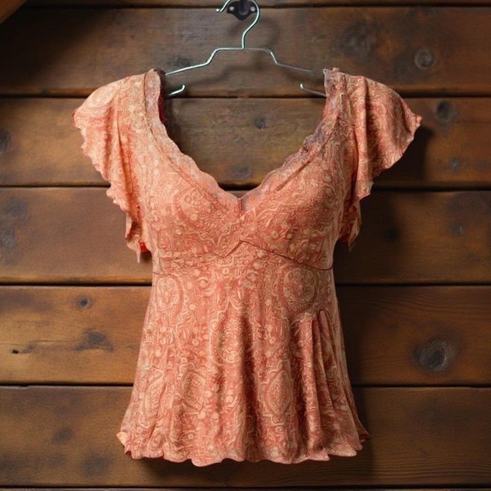 TORRID Sweetheart Flutter Fit & Flare Blouse NWT‎ Size 2X - Picture 5 of 12